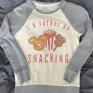Disney Boutique “I’d Rather Be Snacking” top